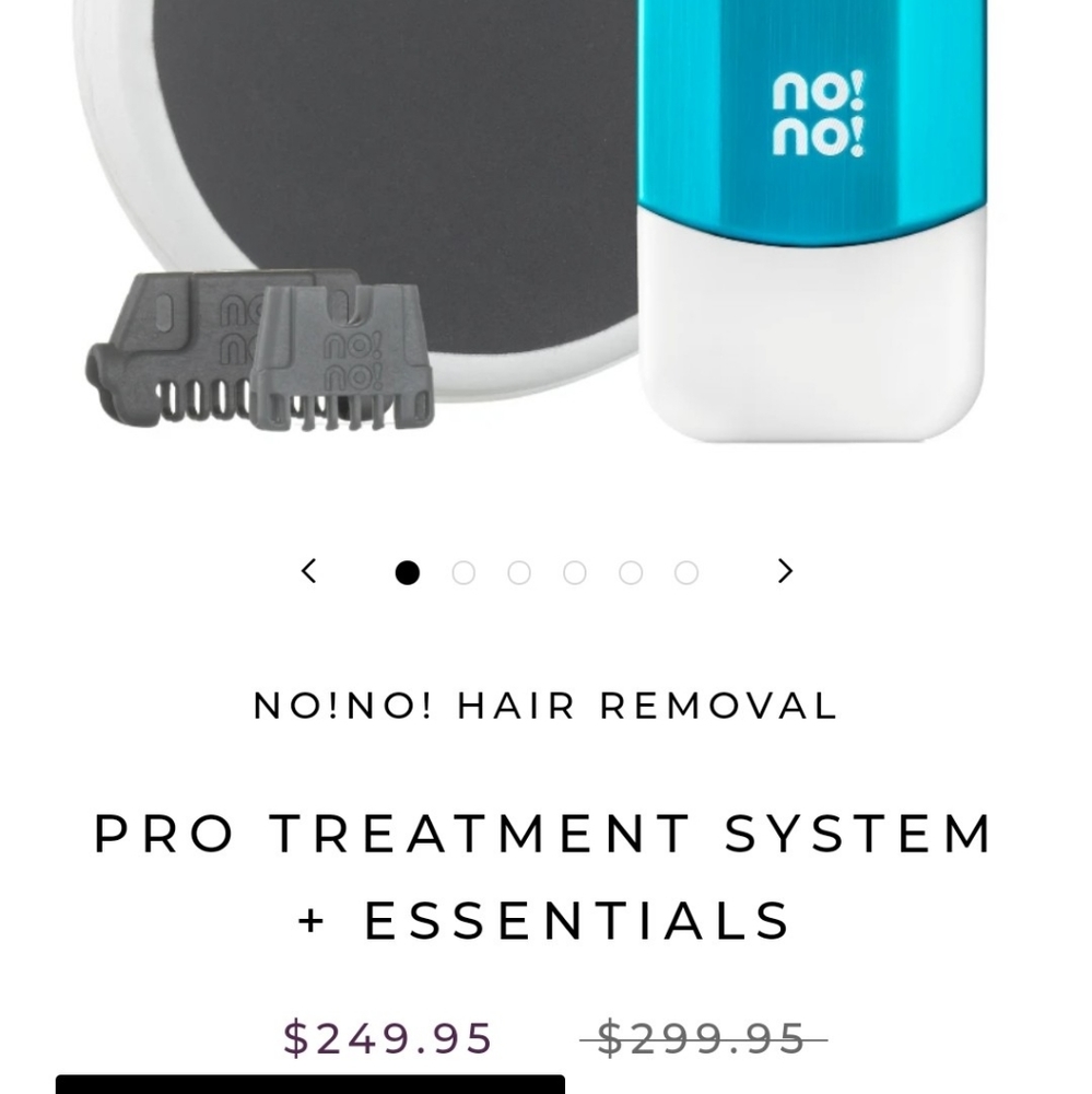 No! No! Hair removal system pro treatment